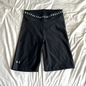 Under armour compression high rise bike shorts